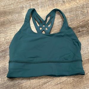 emerald lululemon bra - no pads!